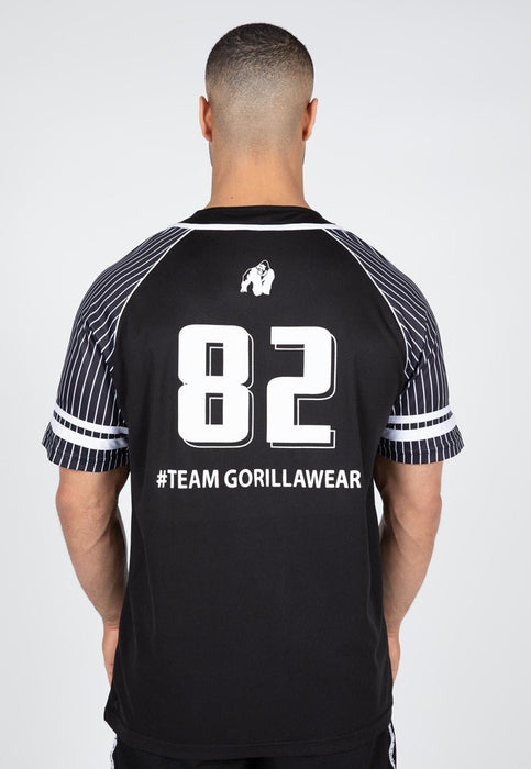 Gorilla Wear 82 Baseball Jersey Black