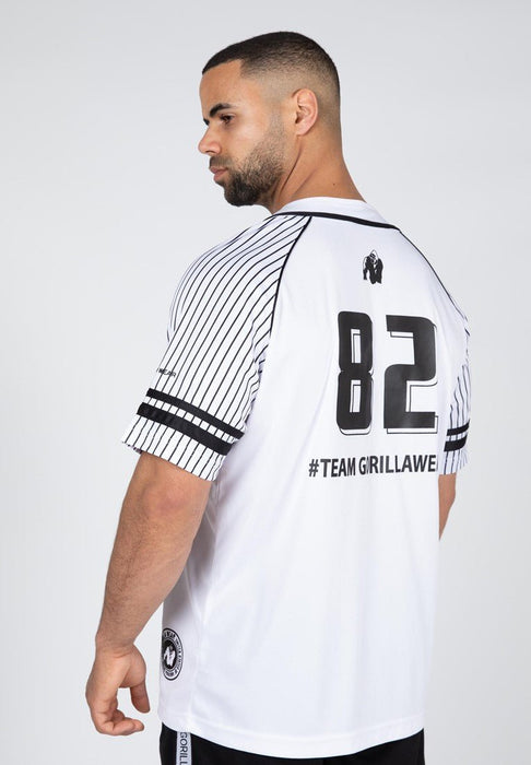 Gorilla Wear 82 Baseball Jersey White