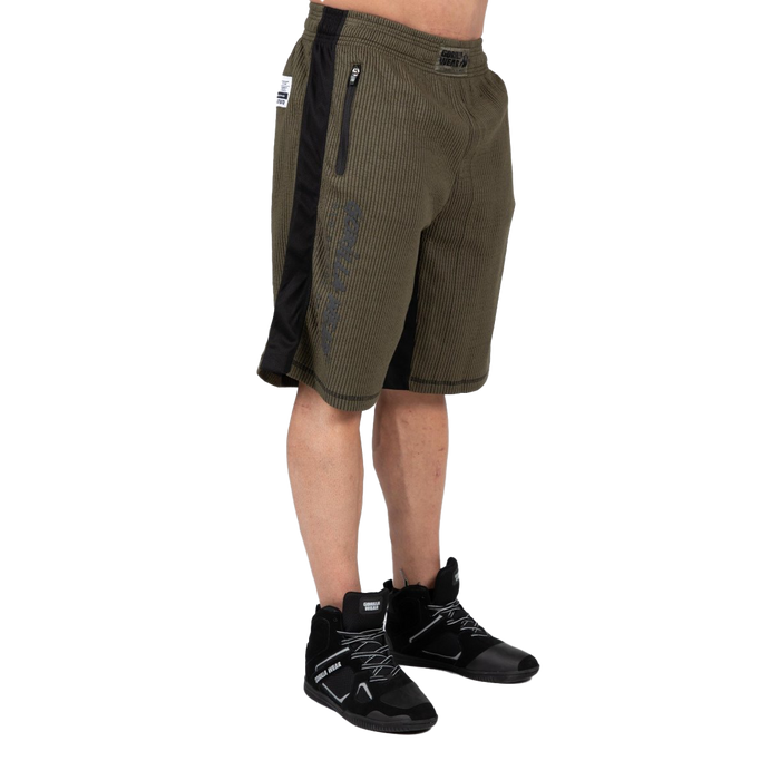 Gorilla Wear Augustine Old School Shorts - Army Green