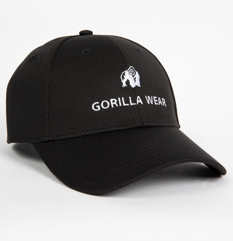 Gorilla Wear Bristol Fitted Cap - Black - Black - Cap at MySupplementShop by Gorilla Wear