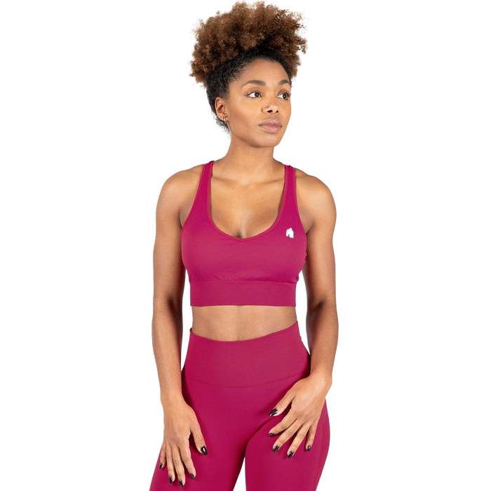 Gorilla Wear Hilton Seamless Sports Bra - Fuchsia