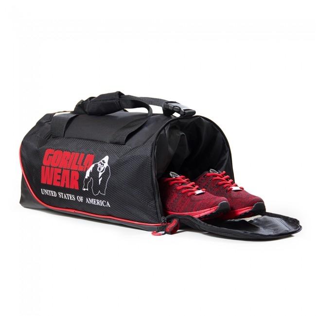 Gorilla Wear Jerome Gym Bag - Black/Red