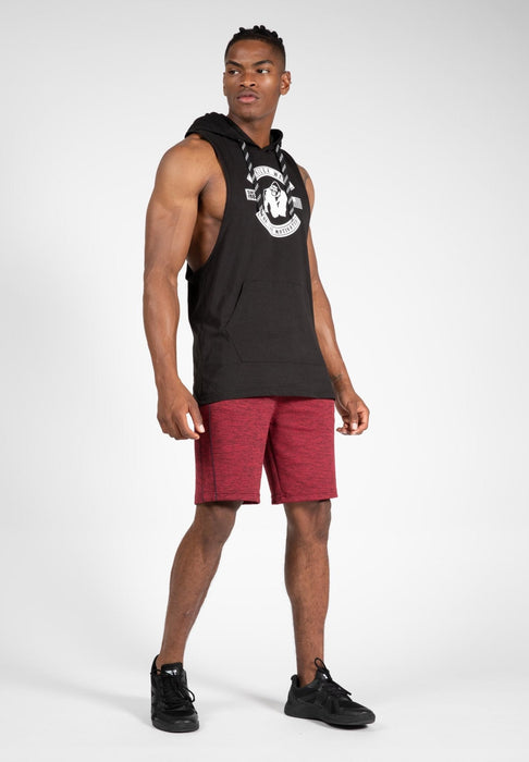 Gorilla Wear Lawrence Hooded Tank Top - Black