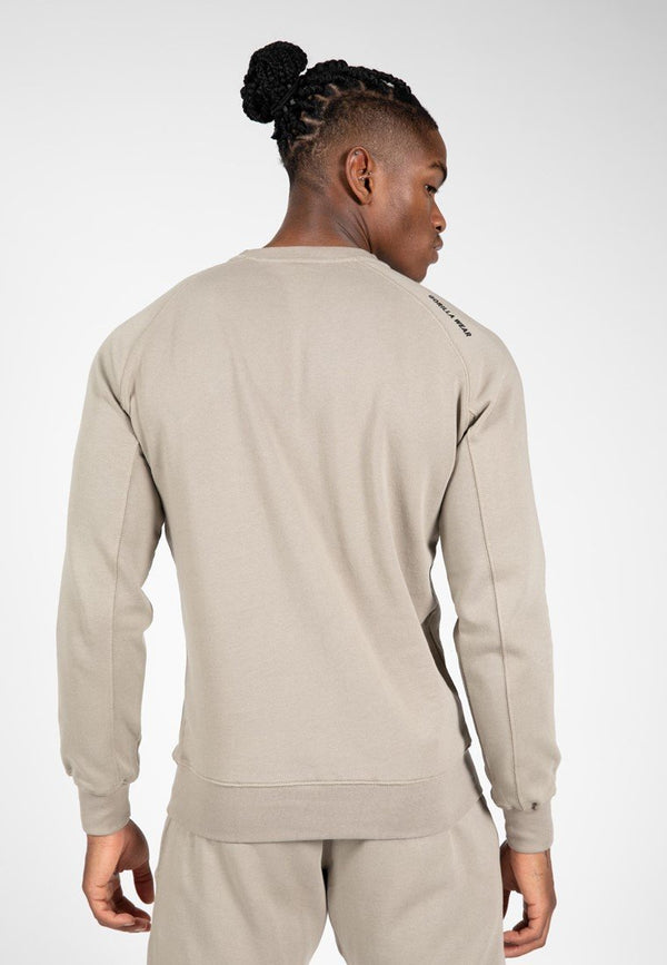 Gorilla Wear Newark Sweater - Beige - Large - Sweater at MySupplementShop by Gorilla Wear