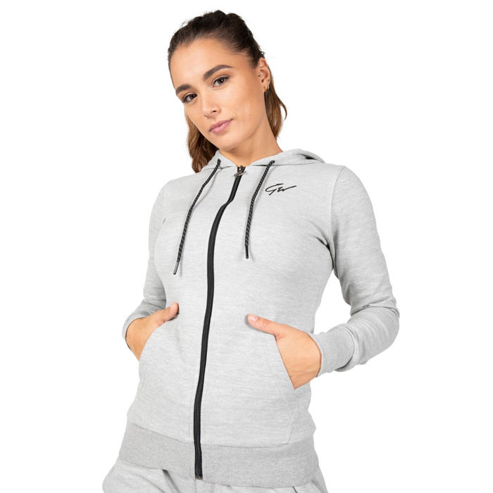 Gorilla Wear Pixley Zipped Hoodie - Grey