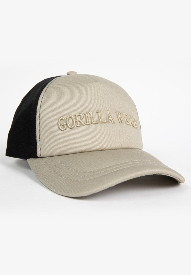 Gorilla Wear Sharon Ponytail Cap - Beige/Black