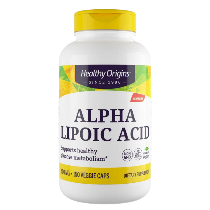 Healthy Origins Alpha Lipoic Acid 600mg 150 Capsules