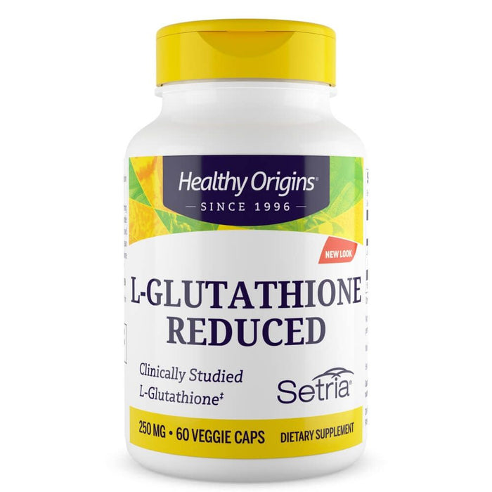 Healthy Origins L-Glutathione Reduced 250mg 60 Veggie Capsules - Detox & Cleanse at MySupplementShop by Healthy Origins