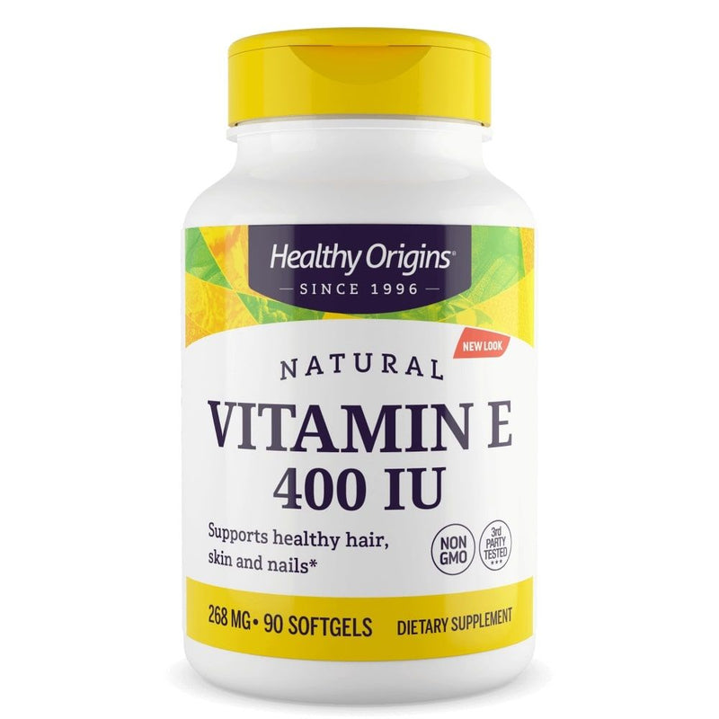 Healthy Origins Vitamin E 400iu 90 Softgels | Premium Supplements at MYSUPPLEMENTSHOP