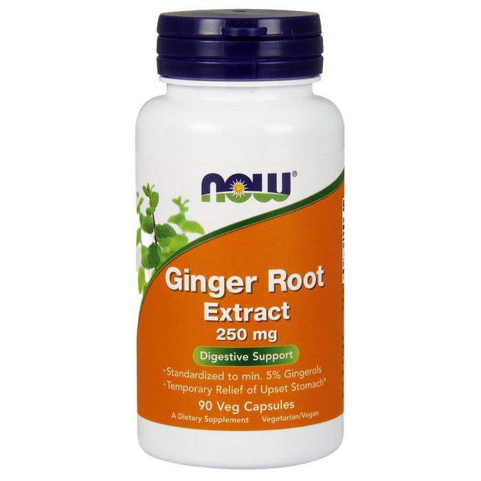 NOW Foods Ginger Root Extract, 250mg - 90 vcaps