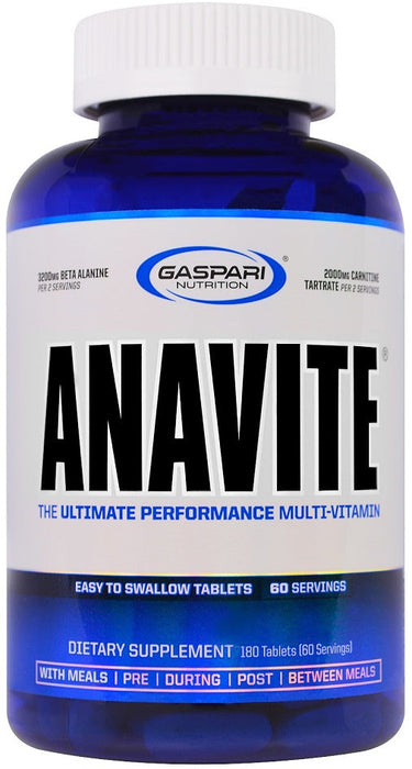 Gaspari Nutrition Anavite - 180 tablets | High-Quality Vitamins & Minerals | MySupplementShop.co.uk