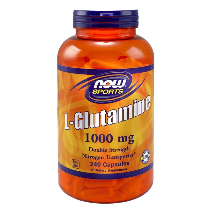 NOW Foods L-Glutamine, 1000mg - 240 vcaps