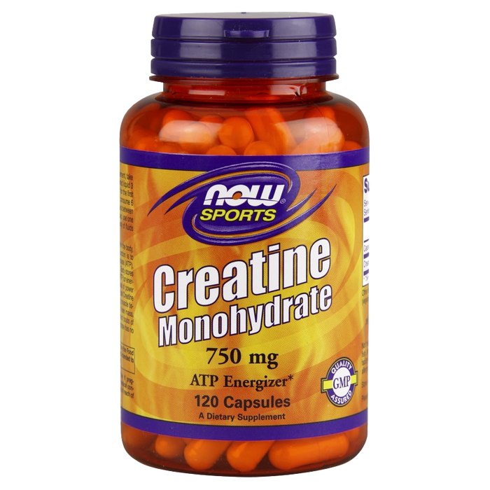 NOW Foods Creatine Monohydrate, 750mg 120 vCapsules