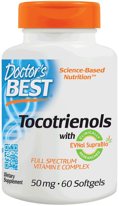 Doctor's Best Tocotrienols, 50mg - 60 softgels | High-Quality Health and Wellbeing | MySupplementShop.co.uk