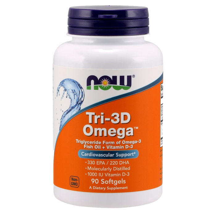 NOW Foods Tri-3D Omega - 90 softgels