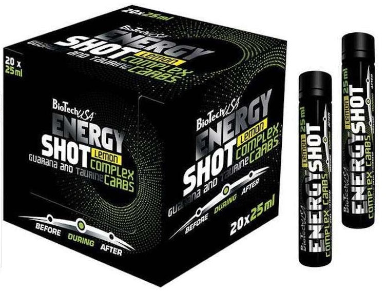 BioTechUSA Energy Shot Lemon  20 x 25 ml.