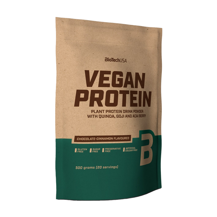 BioTechUSA Vegan Protein, Chocolate-Cinnamon - 500g