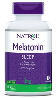 Natrol Melatonin, 3mg - 240 tabs