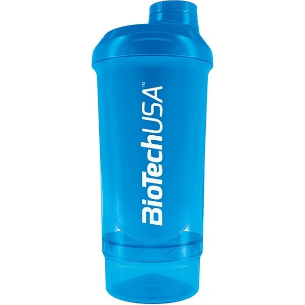 BioTechUSA Accessories Wave+ Shaker, Black Smoke – 300 ml. (+ 150 ml.)