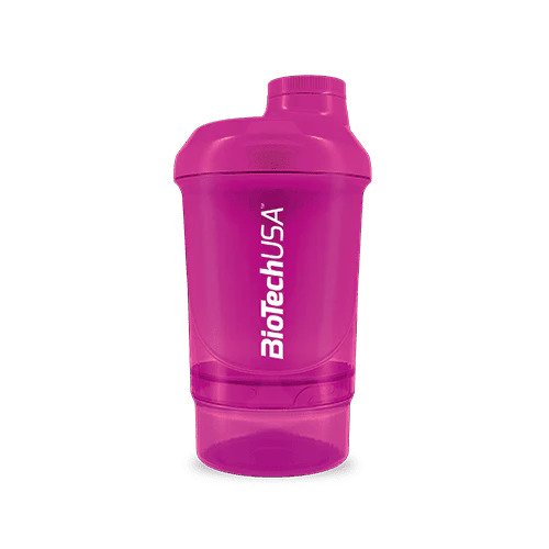 BioTechUSA Accessories Wave+ Shaker, Black Smoke – 300 ml. (+ 150 ml.)