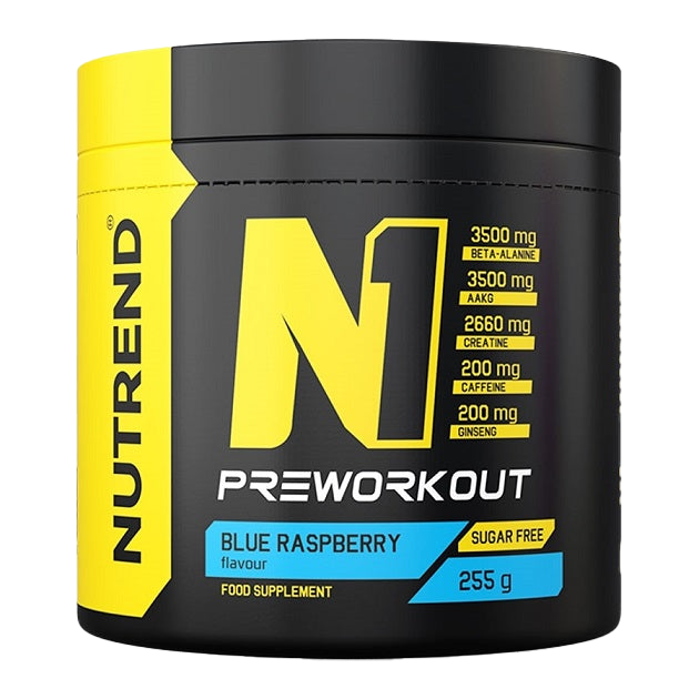 N1 Pre-Workout, Blaue Himbeere – 255 g