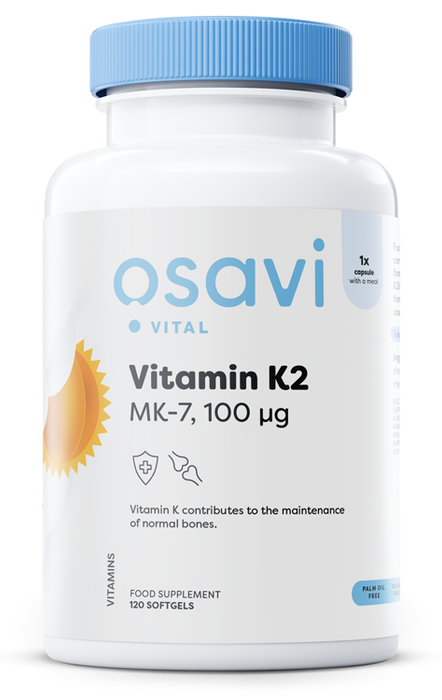 Vitamin K2 MK-7, 100mcg - 120 softgels | Premium Nutritional Supplement at MYSUPPLEMENTSHOP