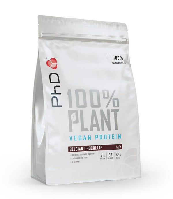 100% Plant, Belgian Chocolate - 1000g