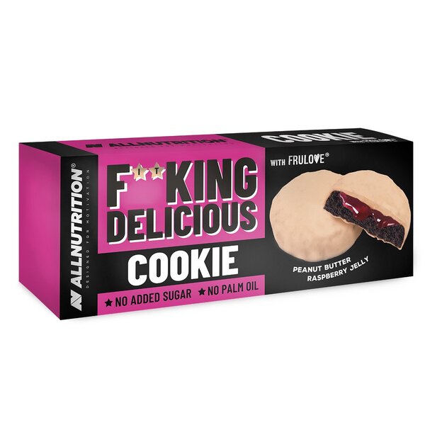 Allnutrition Fitking Delicious Cookie, Peanut Butter Raspberry Jelly - 128g - Sports Supplements at MySupplementShop by Allnutrition