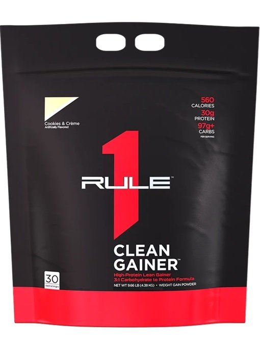 Rule One R1 Clean Gainer, Cookies & Creme - 4380g - Nutritional Supplement at MySupplementShop by Rule1