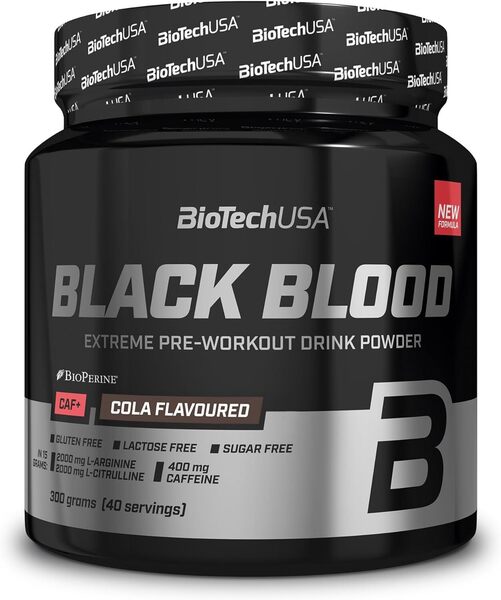 Black Blood CAF+, Cola - 300g - Sports Nutrition at MySupplementShop by BioTechUSA