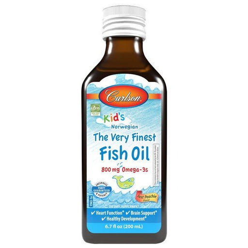 Kid's The Very Finest Fish Oil, 800mg Just Peachie - 200 ml.