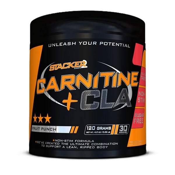 Stacker2 Europe Carnitine + CLA, Fruit Punch - 120g - Sports Nutrition at MySupplementShop by Stacker2 Europe