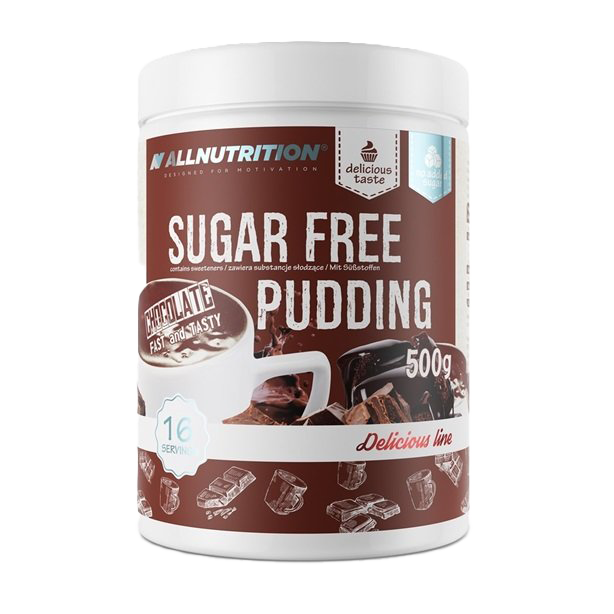 Allnutrition Sugar Free Pudding, Chocolate - 500g