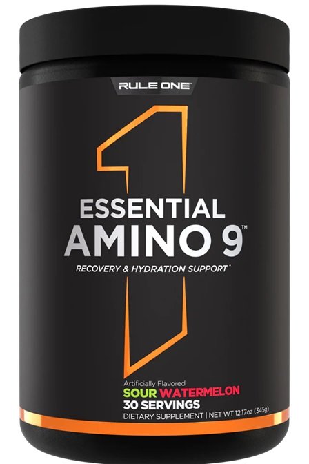 Rule One Essential Amino 9, Sour Watermelon (EAN 196671009654) 345g