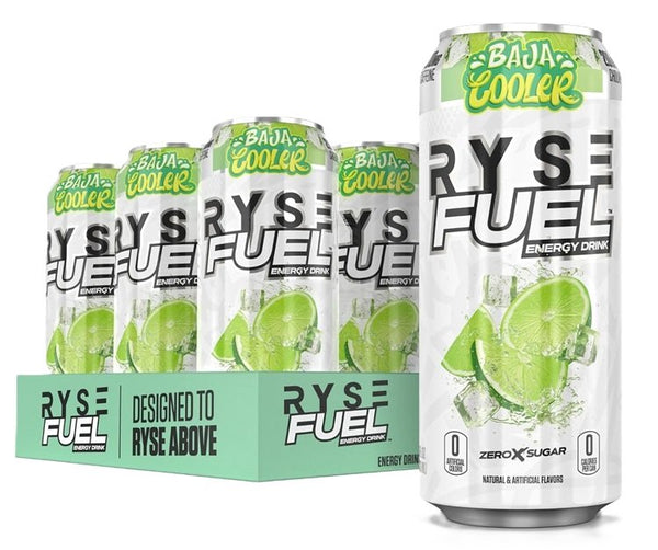 RYSE Fuel Energy Drink, Baja Cooler 12 x 473 ml