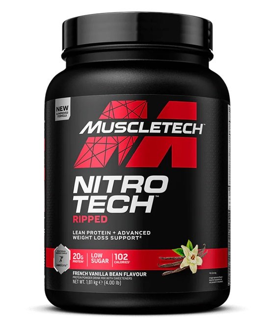 MuscleTech Nitro-Tech Ripped, French Vanilla Bean 1810g