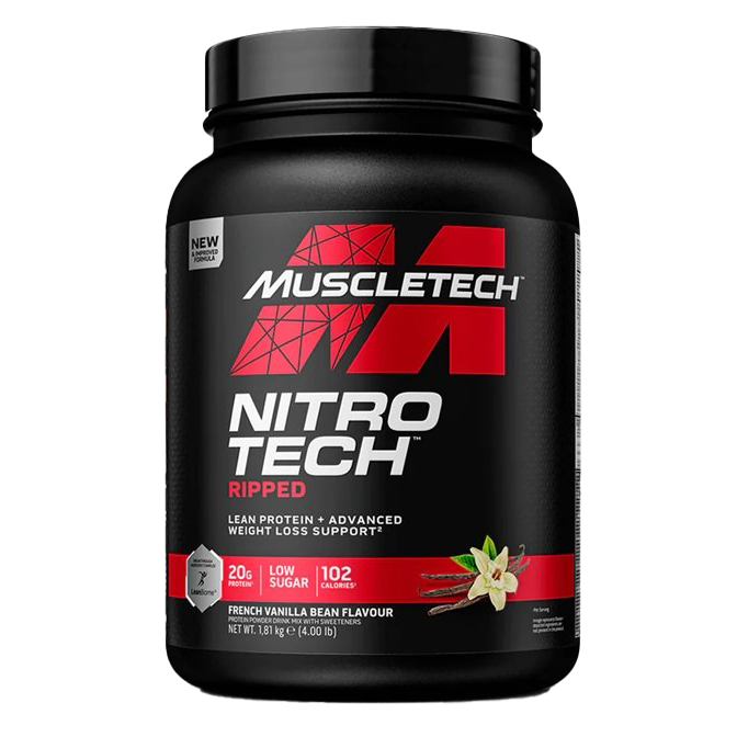 MuscleTech Nitro-Tech Ripped, French Vanilla Bean 1810g