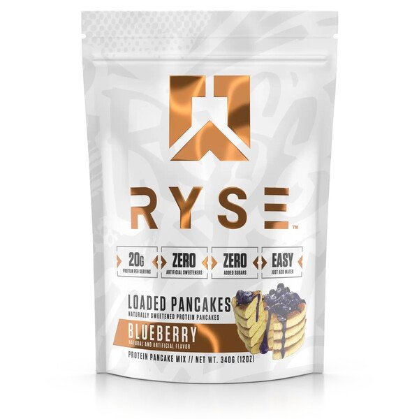 Loaded Protein Pancakes, Blueberry - 340g - Default Title - Health Foods at MySupplementShop by RYSE