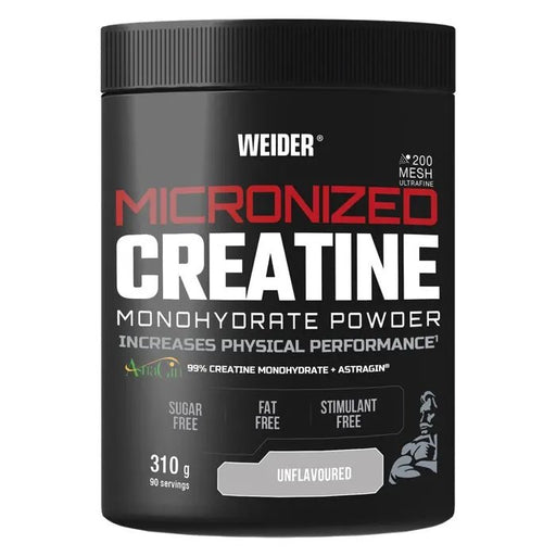 Weider Micronized Creatine, Unflavoured - 310g - Creatine at MySupplementShop by Weider