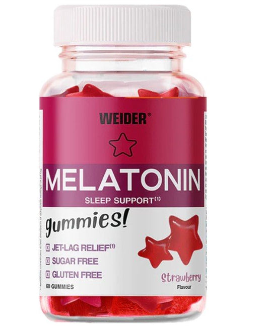 Weider Melatonin 60 gummies - Strawberry - Sports Nutrition at MySupplementShop by Weider