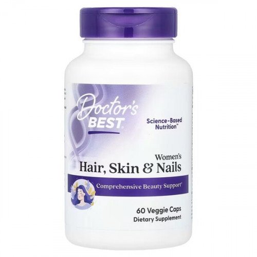 Doctor's Best Women's Hair, Skin & Nails - 60 vcaps