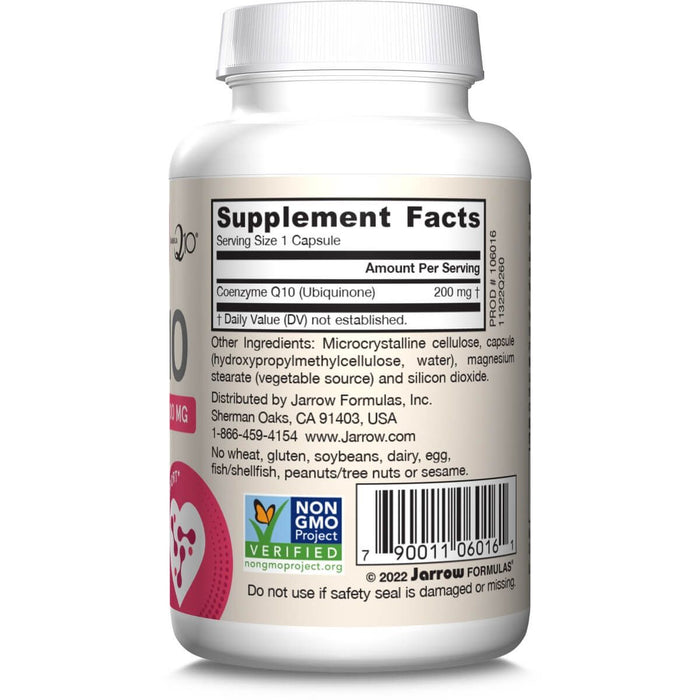 Jarrow Formulas CoQ10 200mg 60 Veggie Capsules | Premium Supplements at MYSUPPLEMENTSHOP