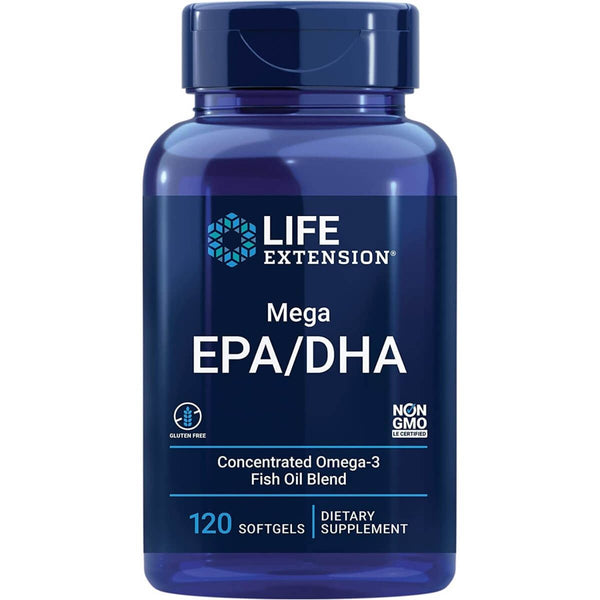 Life Extension Mega EPA/DHA 120 Softgels | Premium Supplements at MYSUPPLEMENTSHOP