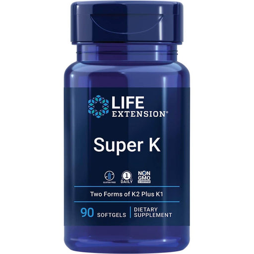 Life Extension Super K 90 Softgels | Premium Supplements at MYSUPPLEMENTSHOP