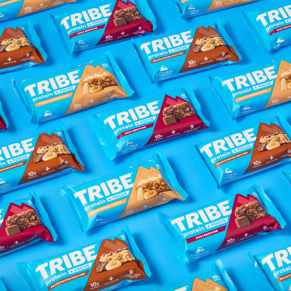 Tribe Protein + Focus Flapjack | 10g Plant Protein | Vegan & Gluten-Free