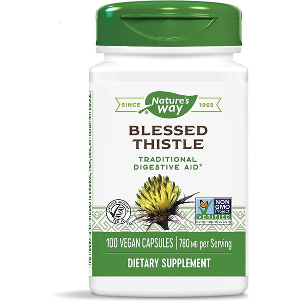 Nature's Way Blessed Thistle 780mg 100 Vegan Capsules | Premium Supplements at MYSUPPLEMENTSHOP