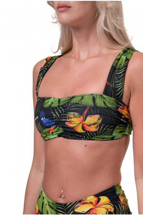 Nebbia High-Energy Bikini Top 553 - Jungle Green