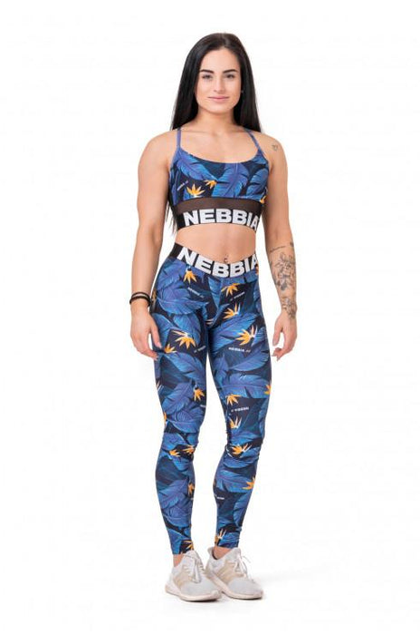 Nebbia Mid-Waist Performance Leggings 566 - Oean Blue