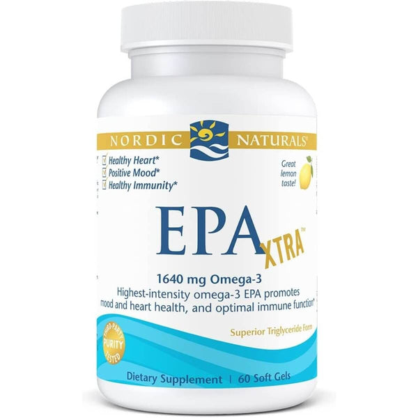 Nordic Naturals EPA Xtra 1640mg Omega-3 60 Softgels (Lemon) | Premium Supplements at MYSUPPLEMENTSHOP