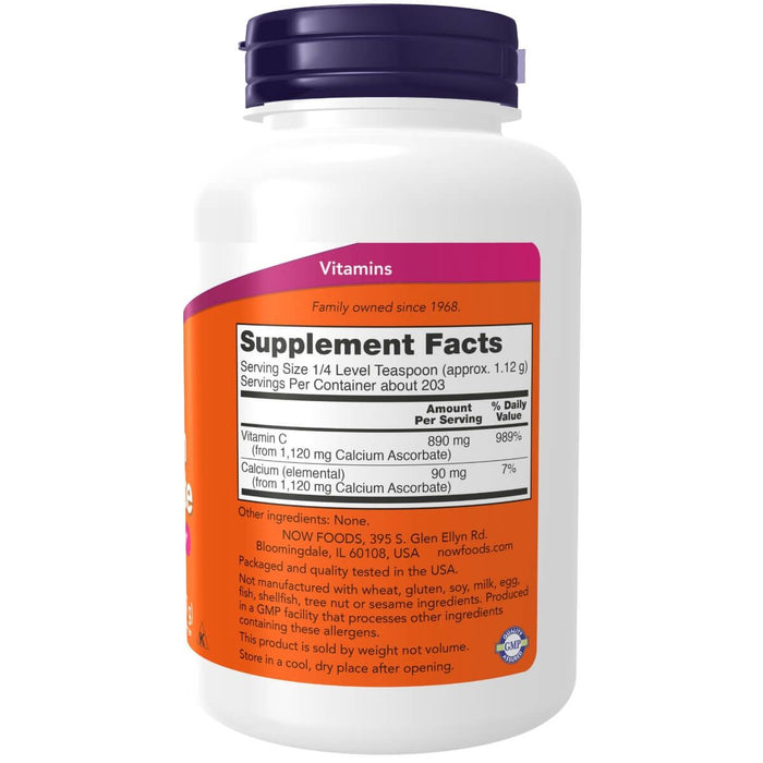 NOW Foods Calcium Ascorbate Powder 8oz | Premium Supplements at MYSUPPLEMENTSHOP